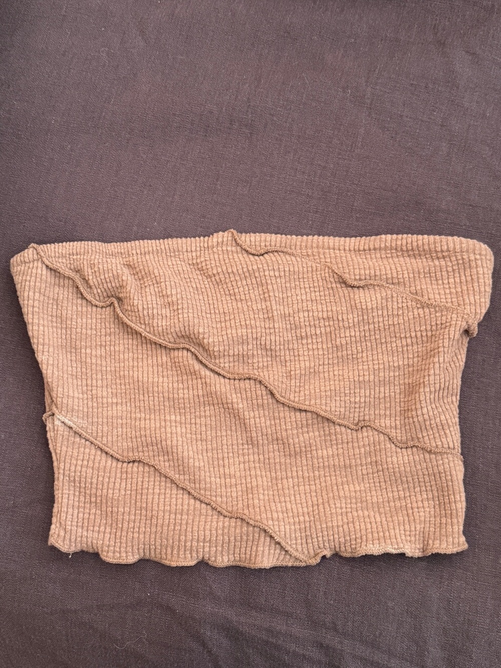 Princess Polly Oscar strapless top - brown